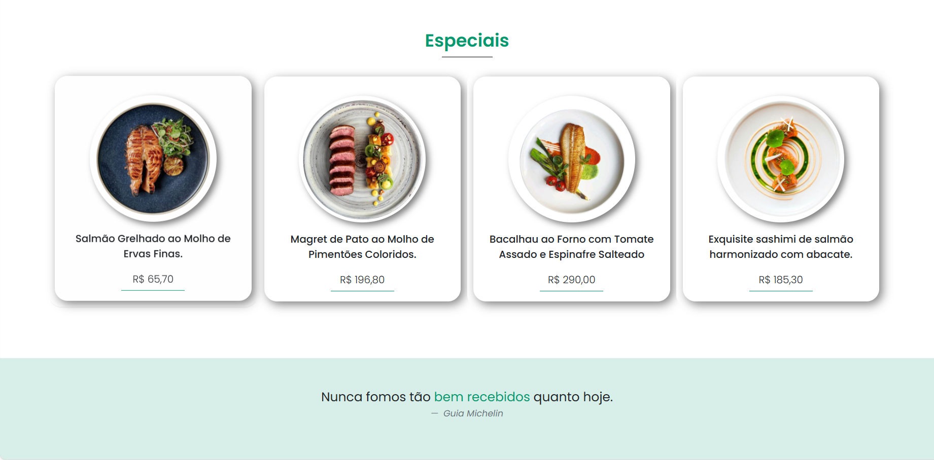 Website Restaurante SaborBrasil